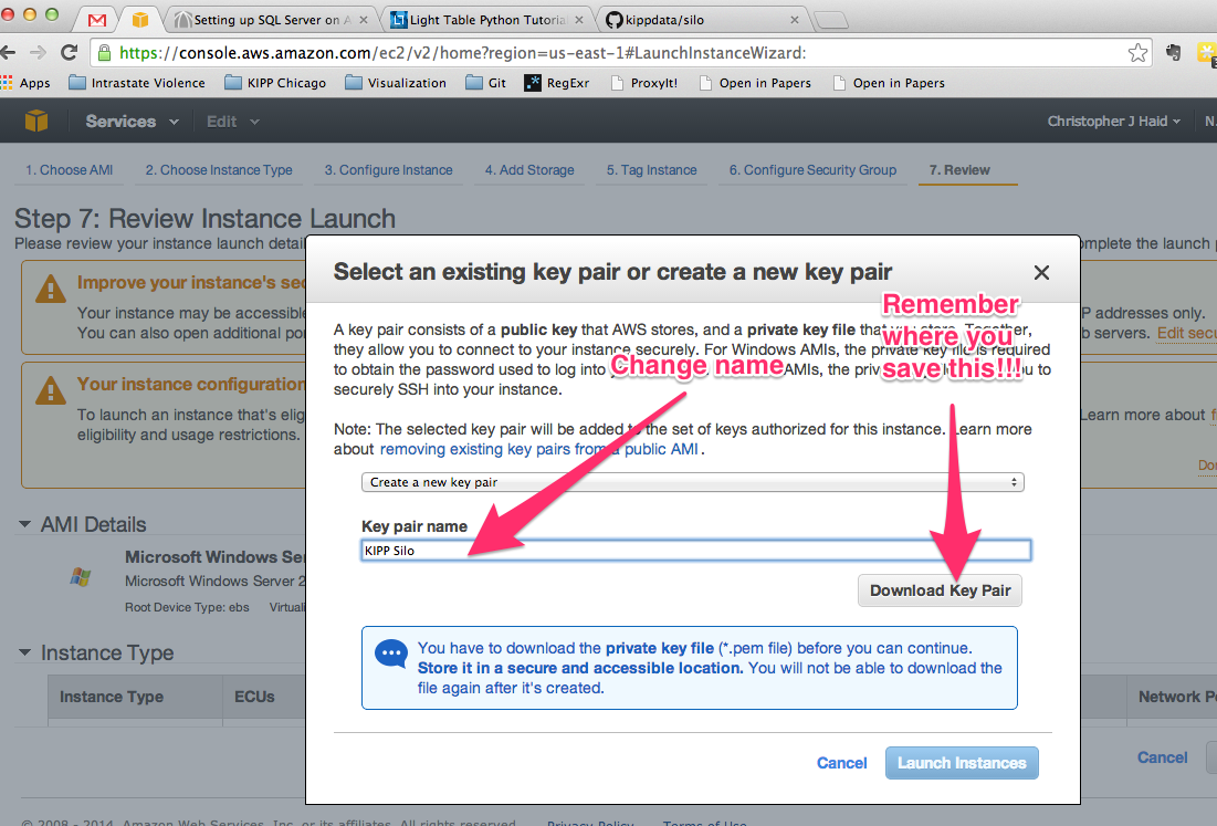 AWS Key Pair